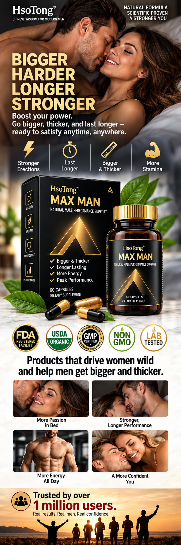 HSOTONG MAX MAN product information — panel 1 of 3